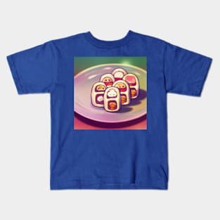 Kawaii Anime Sushi Kids T-Shirt